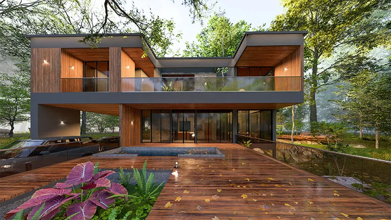 Modern Forest House