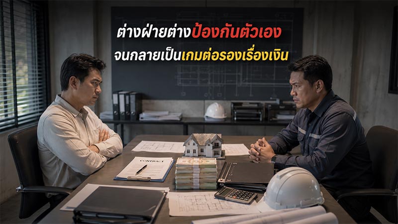 ความสัมพันธ์หน้างานกลายเป็นการชิงไหวชิงพริบเรื่องเงิน