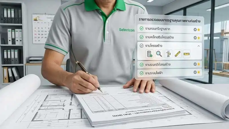 ซีเล็คคอนจัดทำ BOQ ราคากลางจากแบบก่อสร้างและ KPI มาตรฐานคุณภาพงานก่อสร้าง