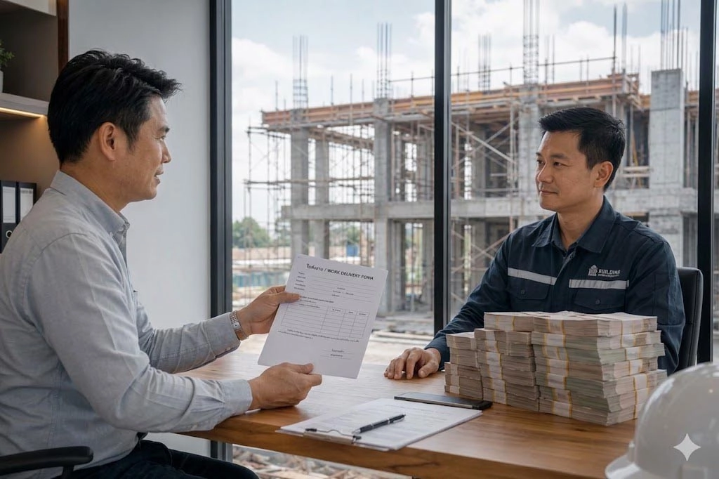 อำนาจต่อรองในสัญญาสร้างบ้านเมื่อเจ้าของบ้านจ่ายเงินออกไปแล้ว