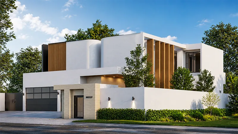 Modern / Minimal — Curved House