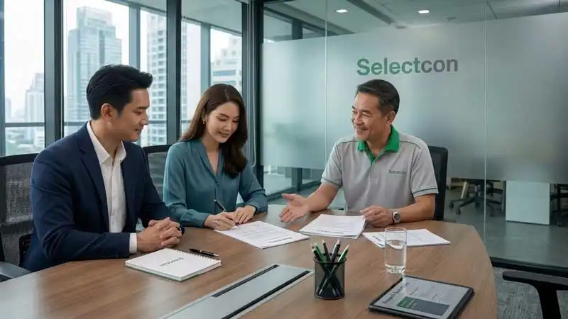ขั้นตอนที่ 2 เริ่มต้นใช้บริการ Selectcon Method